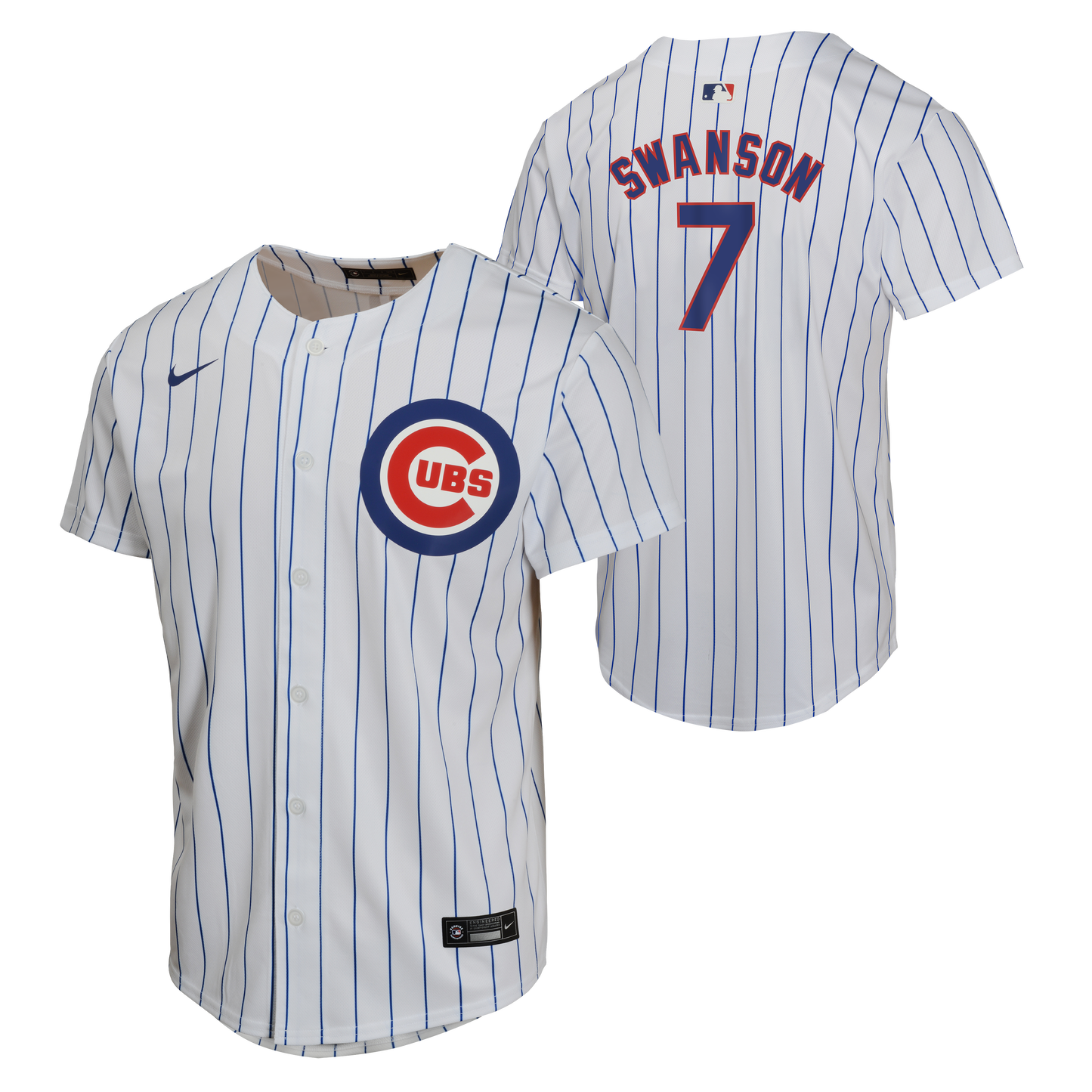 NIKE Youth Dansby Swanson Chicago Cubs White Home Replica Jersey - Pro Jersey Sports