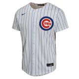 NIKE Youth Kyle Tucker Chicago Cubs White Home Replica Sublimated Twill Jersey - Pro Jersey Sports