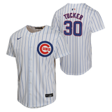 NIKE Youth Kyle Tucker Chicago Cubs White Home Replica Sublimated Twill Jersey - Pro Jersey Sports