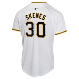 NIKE Youth Paul Skenes Pittsburgh Pirates White Home Replica Game Jersey - Pro Jersey Sports