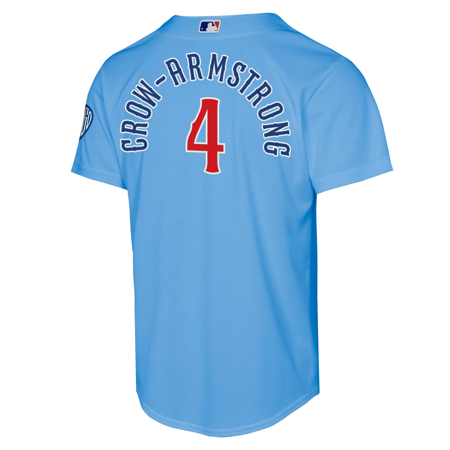 NIKE Youth Chicago Cubs Pete Crow-Armstrong Light Blue Alt. 2 Stadium Replica Jersey