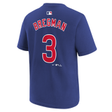 Youth Chicago Alex Bregman Royal Blue Nike Name And Number Tee - Pro Jersey Sports