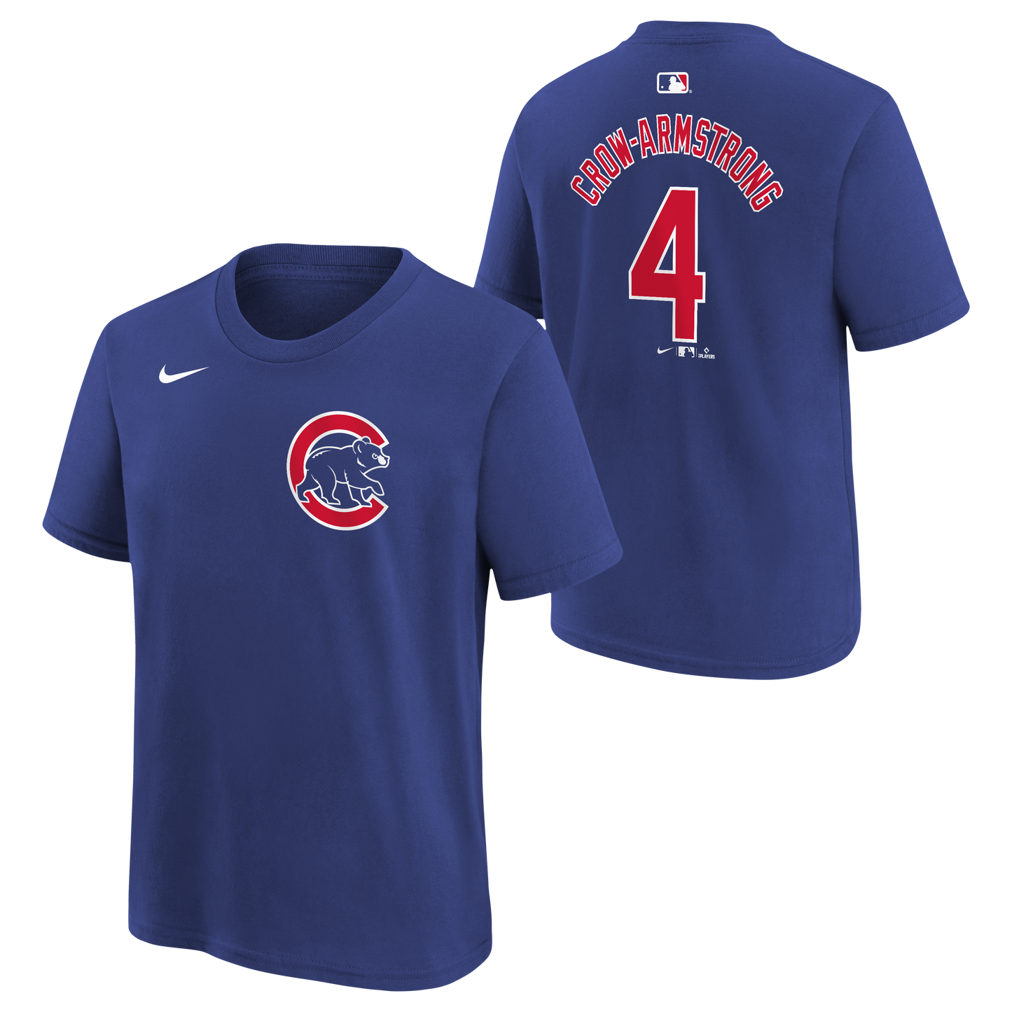 Youth Chicago Pete Crow-Armstrong Royal Blue Nike Name And Number Tee