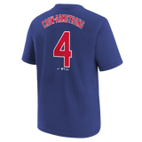 Child Chicago Pete Crow-Armstrong Royal Blue Nike Name And Number Tee - Pro Jersey Sports