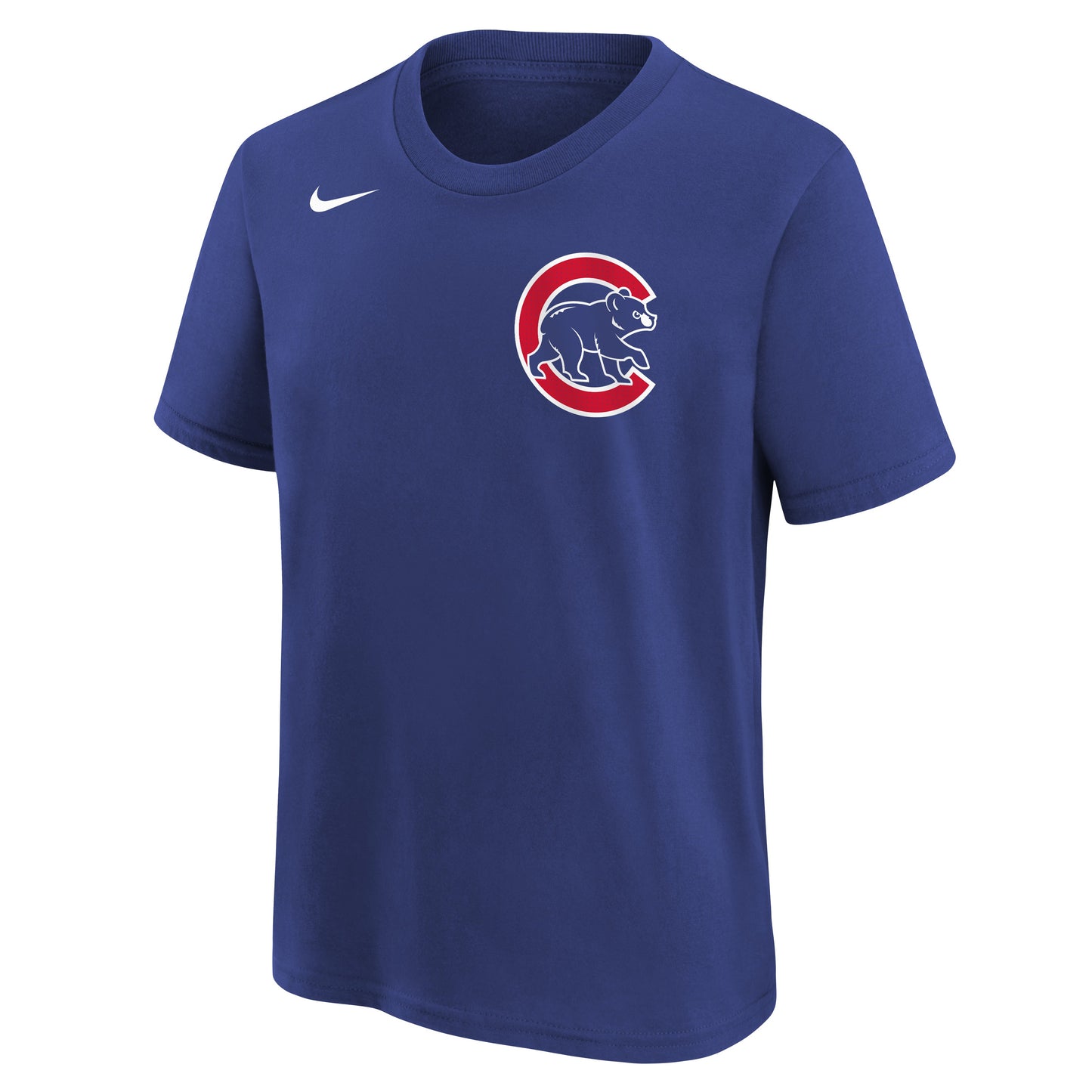 Youth Chicago Cubs Dansby Swanson Nike FUSE Royal Blue Name & Number T-Shirt