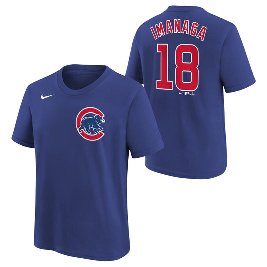 Youth Chicago Cubs Shota Imanaga Royal Nike Name And Number Tee - Pro Jersey Sports