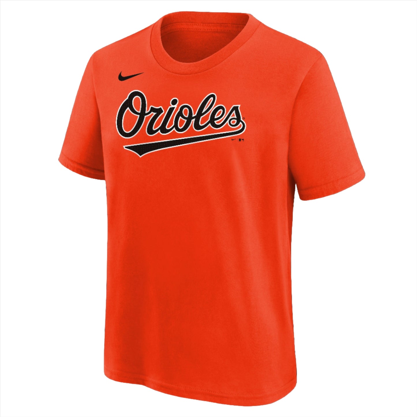 Youth Baltimore Orioles Jackson Holiday Nike FUSE Orange Name & Number T-Shirt