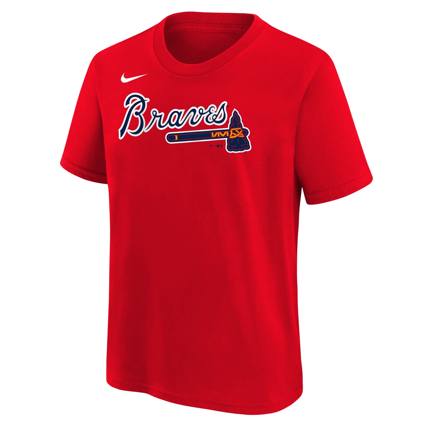 Youth Ronald Acuna Jr. Atlanta Braves Nike Red FUSE Player Name & Number T-Shirt