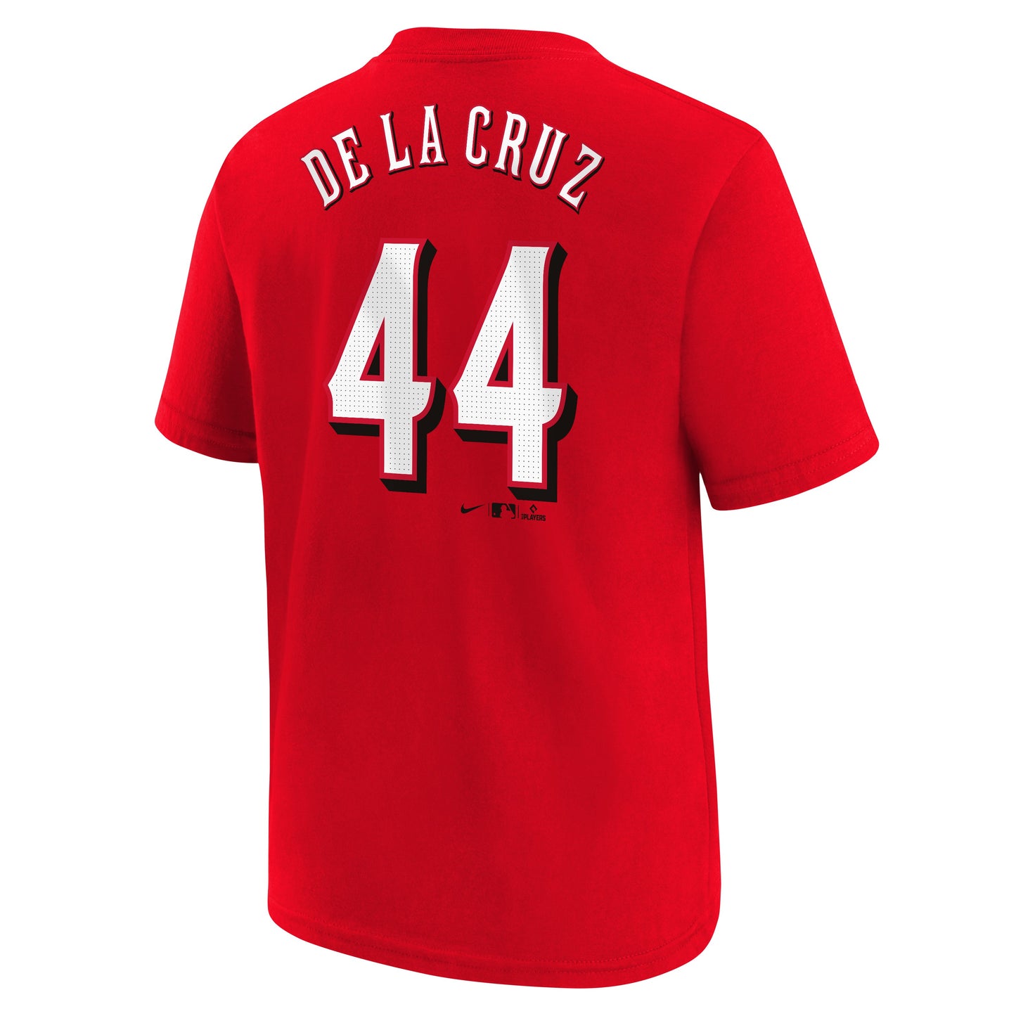 Youth Cincinnati Reds Elly De La Cruz Nike FUSE  Red Player Name & Number T-Shirt