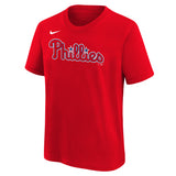 Youth Bryce Harper Nike Red FUSE Player Name & Number T-Shirt - Pro Jersey Sports