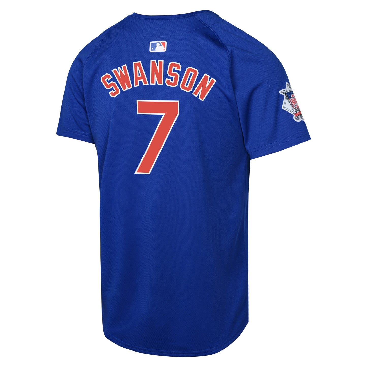 Youth Dansby Swanson Chicago Cubs NIKE Blue Alternate Limited Replica Jersey