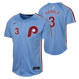 Youth Bryce Harper Philadelphia Phillies NIKE Blue Alternate Limited Replica Jersey - Pro Jersey Sports