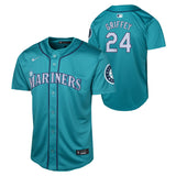 Youth Ken Griffey Jr. Seattle Mariners NIKE Teal Alternate Limited Replica Jersey - Pro Jersey Sports