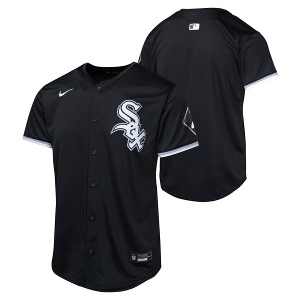 Youth Chicago White Sox Black Alternate Limited Replica Blank Jersey