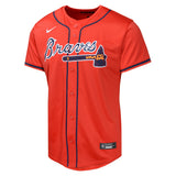 Youth Ronald Acuna Jr. Atlanta Braves NIKE Red Alternate Limited Replica Jersey - Pro Jersey Sports