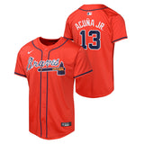 Youth Ronald Acuna Jr. Atlanta Braves NIKE Red Alternate Limited Replica Jersey - Pro Jersey Sports