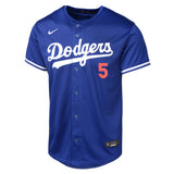 Youth Freddie Freeman Los Angeles Dodgers NIKE Royal Blue Alternate Limited Replica Jersey - Pro Jersey Sports