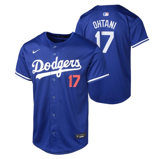 Youth Shohei Ohtani Los Angeles Dodgers NIKE Royal Blue Alternate Limited Replica Jersey