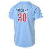 NIKE Youth Chicago Cubs Kyle Tucker Light Blue 2nd Alternate Limited Replica Jersey - Pro Jersey Sports