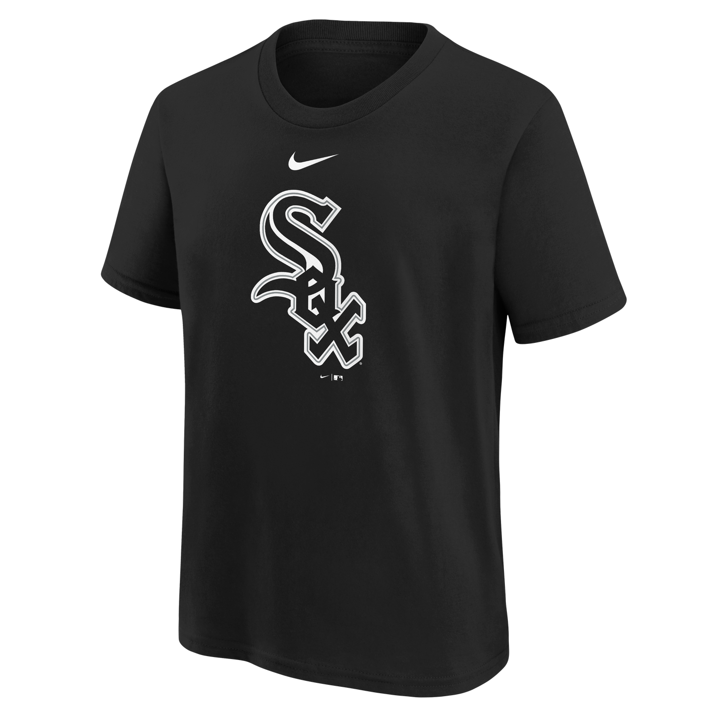 Youth Black Chicago White Sox Logo Primary Nike Team T-Shirt