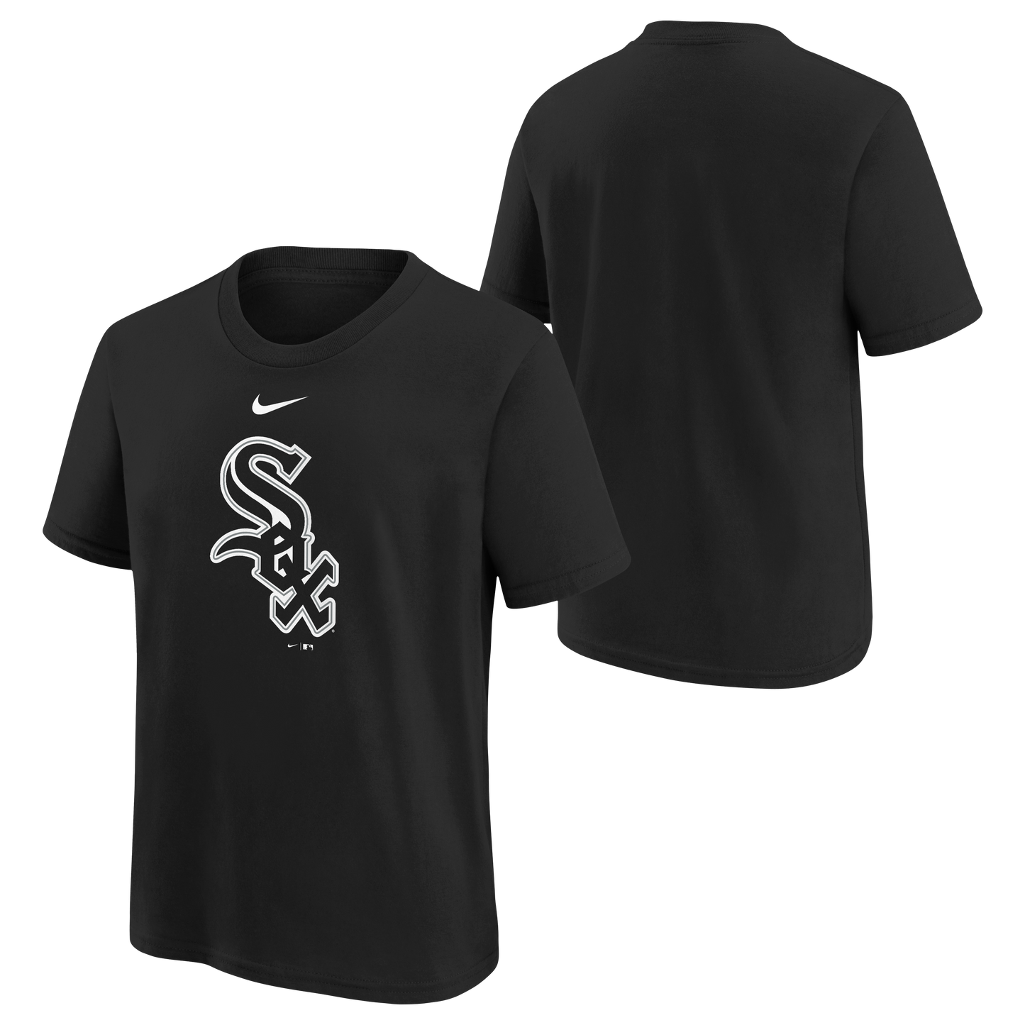 Youth Black Chicago White Sox Logo Primary Nike Team T-Shirt
