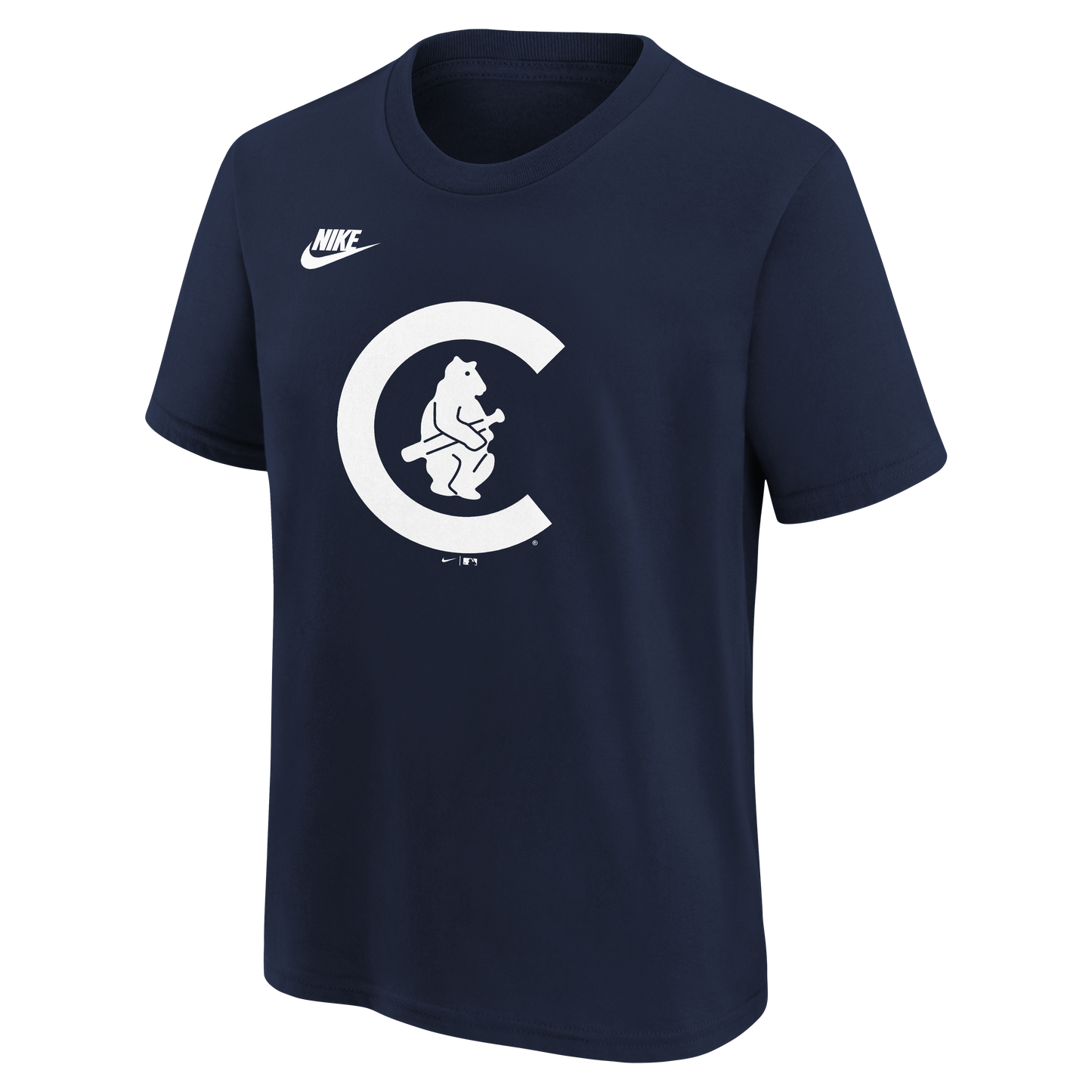 Chicago Cubs Youth Nike 1917 Retro Logo Navy T-Shirt