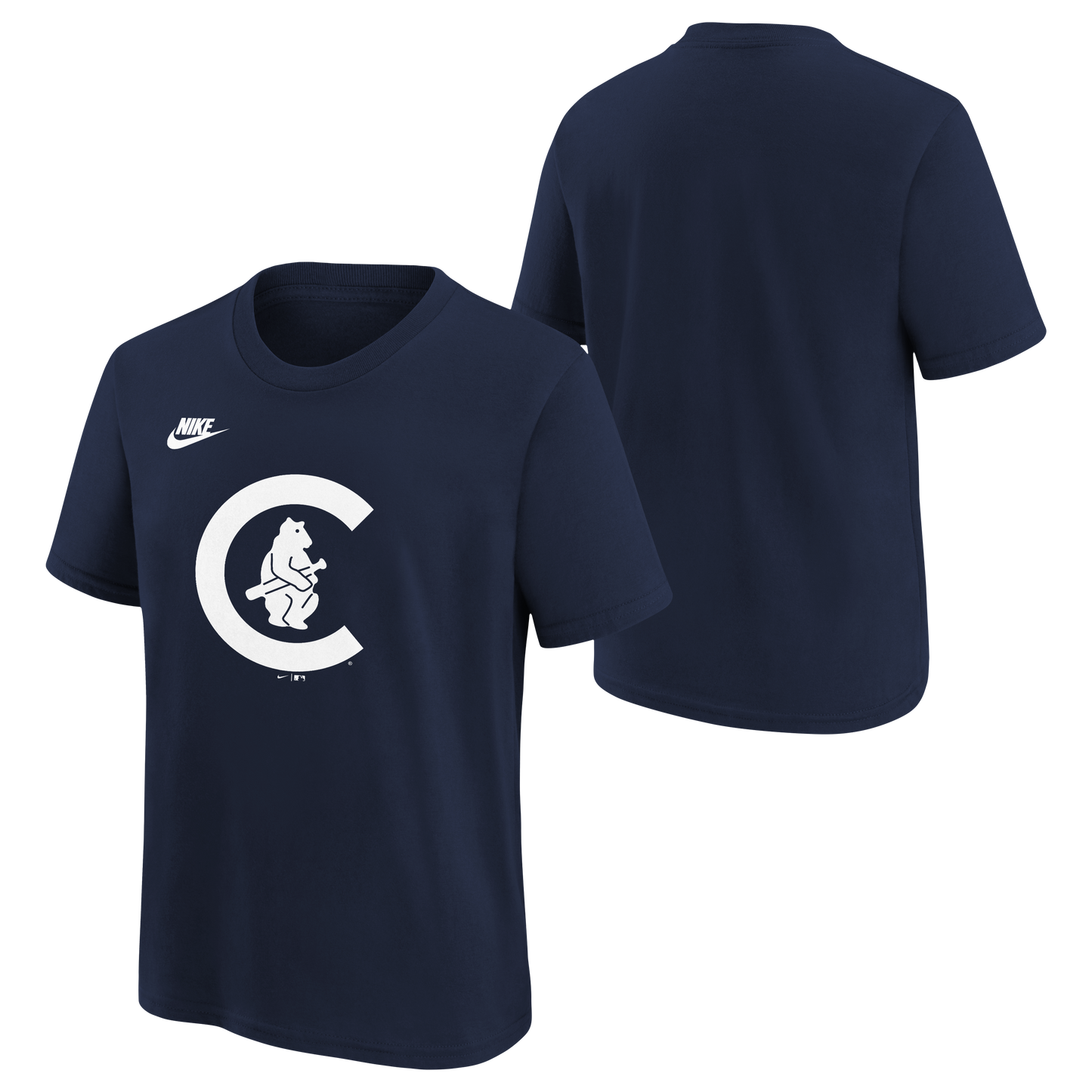 Chicago Cubs Youth Nike 1917 Retro Logo Navy T-Shirt