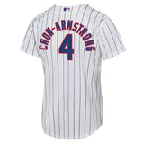 Youth Nike Pete Crow-Armstrong #4 Chicago Cubs White Home Game Replica Jersey - Pro Jersey Sports