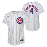 Youth Nike Pete Crow-Armstrong #4 Chicago Cubs White Home Replica Jersey - Pro Jersey Sports