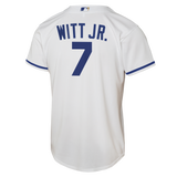 NIKE Youth Bobby Witt Jr. Kansas City Royals White Home Replica Game Jersey - Pro Jersey Sports
