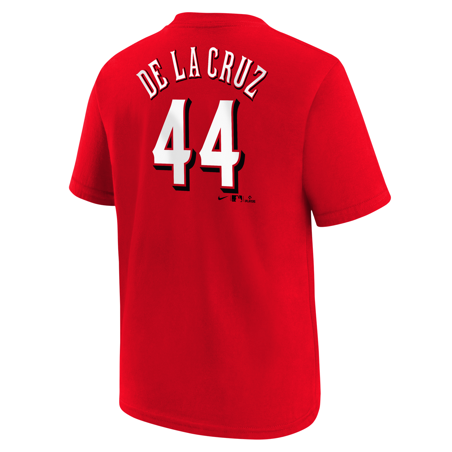 Youth Cincinnati Reds Elly De La Cruz Nike Red Player Name & Number T-Shirt