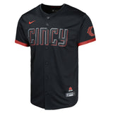 Youth Elly De La Cruz Cincinnati Reds NIKE Black City Connect Limited Replica Jersey - Pro Jersey Sports