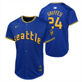 Youth Seattle Mariners Ken Griffey Jr. Nike Royal City Connect Limited Player Jersey - Pro Jersey Sports