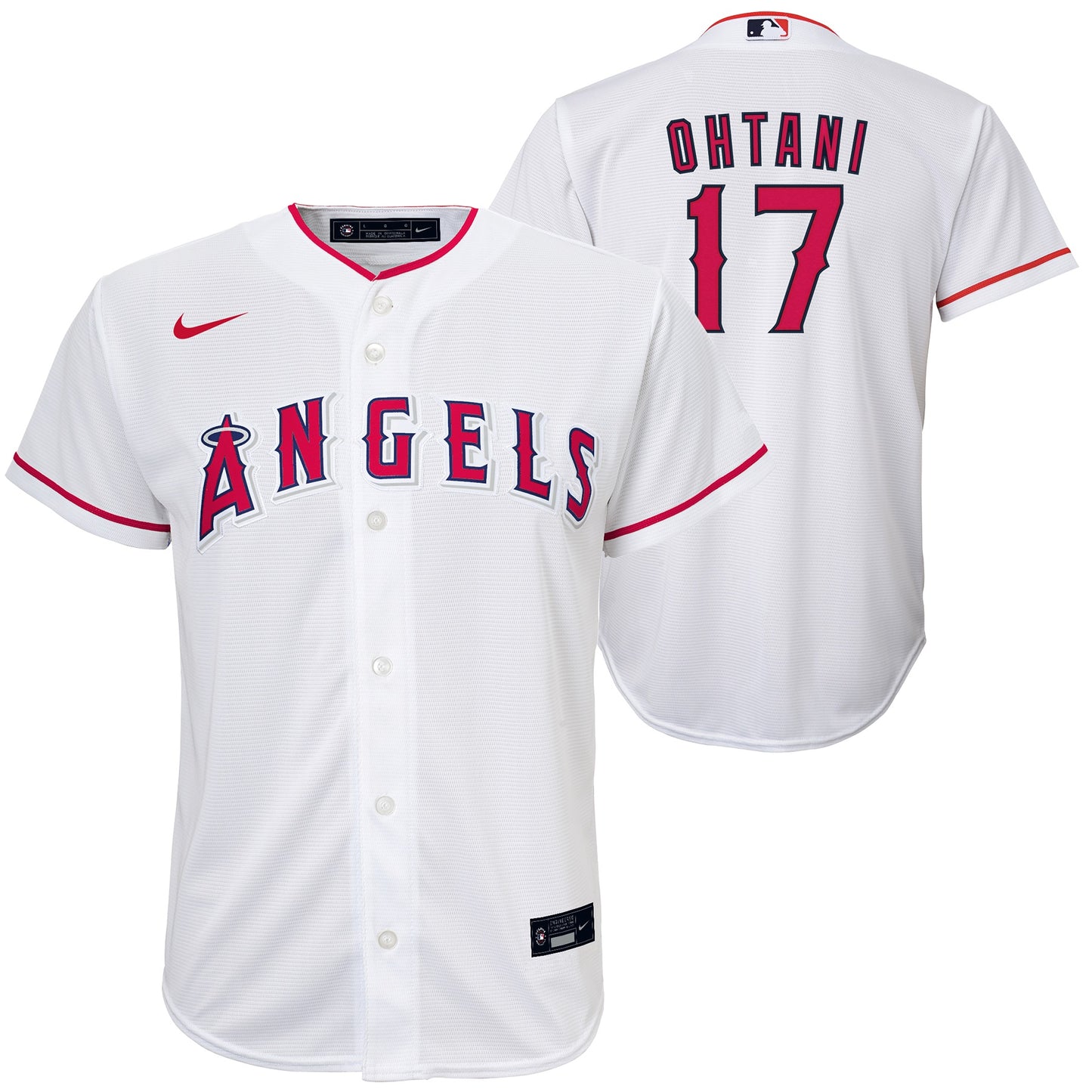Youth Los Angeles Angels Shohei Ohtani Nike Home White Replica Player Jersey
