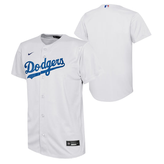 NIKE Youth Los Angeles Dodgers Home White Replica Jersey