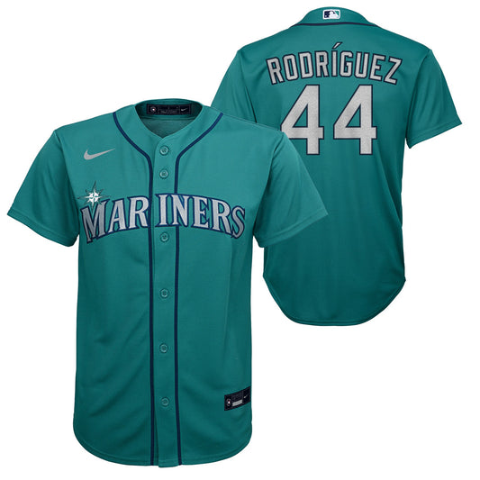 Youth Julio Rodriguez Seattle Mariners Teal Alternate Nike Replica Jersey