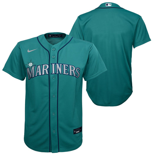 Youth Seattle Mariners Teal Alternate Nike Replica Jersey