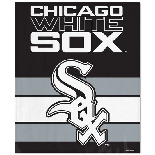 Chicago White Sox 50" x 60" Ultra Soft Raschel Plush Blanket - Pro Jersey Sports