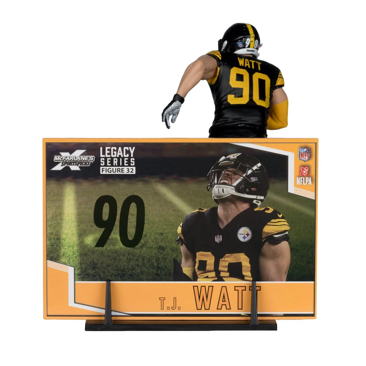 T.J. Watt Pittsburgh Steelers Sportspicks Legacy Series McFarlane Figure - Pro Jersey Sports