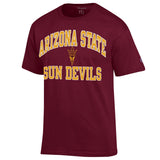 Men's Arizona State Sun Devils Maroon Champion Arch Logo T-Shirt - Pro Jersey Sports