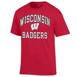 Men's Wisconsin Badgers Scarlet Champion Arch Logo T-Shirt - Pro Jersey Sports