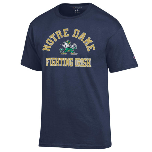 Men's Notre Dame Fighting Irish Navy Champion Arch Logo T-Shirt