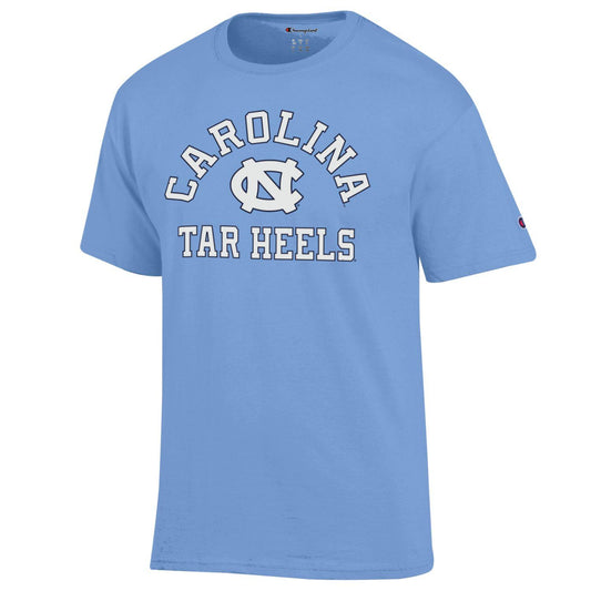Men's North Carolina Tar Heels Light Blue Champion Arch Logo T-Shirt