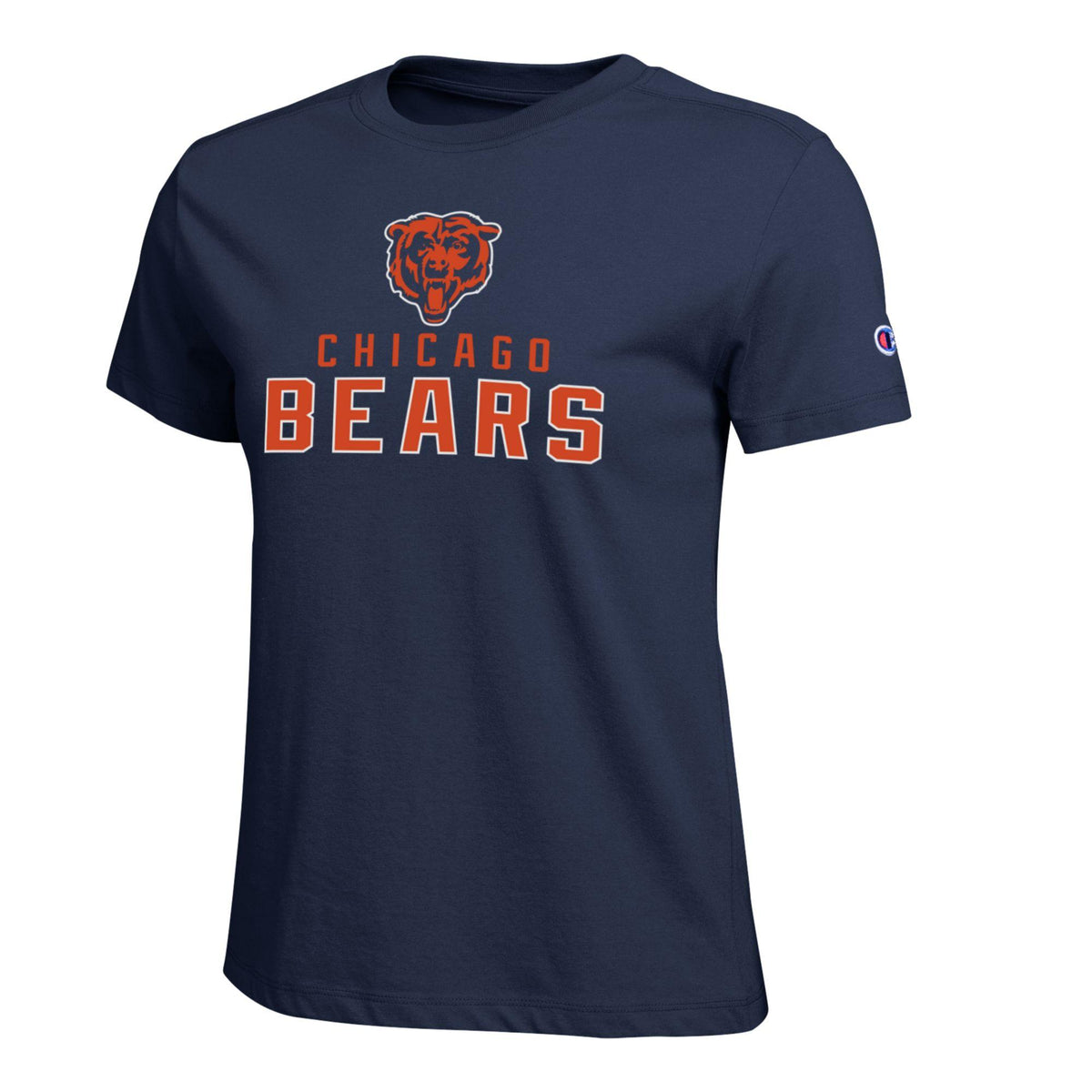 Women's Chicago Bears Navy Champion Brand T-shirt