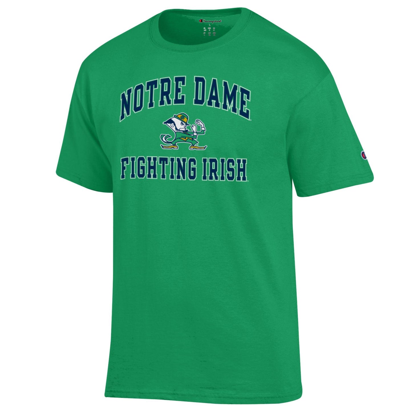 Men's Notre Dame Fighting Irish Green Champion T-shirt