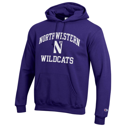 Men's Northern Wildcats Purple Champion Powerblend Fleece Hoodie
