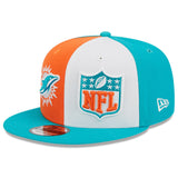 Men's Miami Dolphins Team Color 2023 NFL Sideline 9FIFTY Snapback Adjustable Hat - Pro Jersey Sports