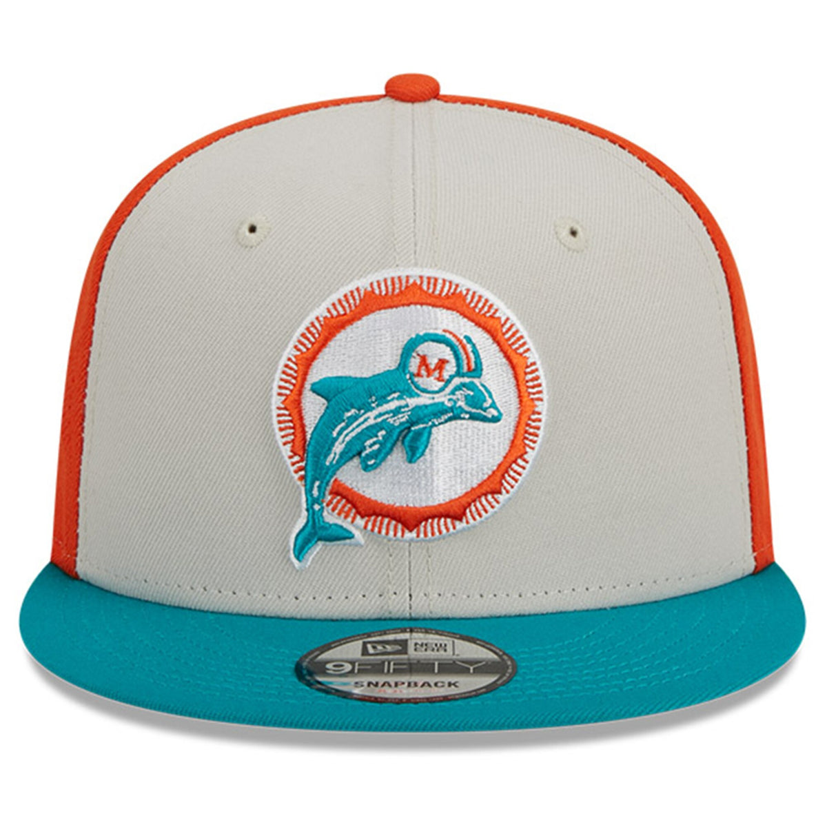 Men's Miami Dolphins Historic Team Color NFL 9FIFTY Snapback Adjustable Hat - Pro Jersey Sports