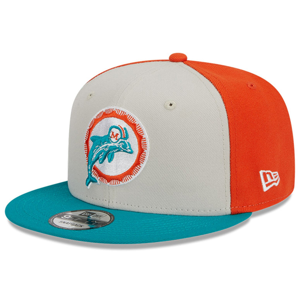 Men's Miami Dolphins Historic Team Color NFL 9FIFTY Snapback Adjustable Hat - Pro Jersey Sports