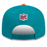 Men's Miami Dolphins Historic Team Color NFL 9FIFTY Snapback Adjustable Hat - Pro Jersey Sports